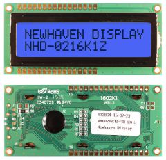 LCD MOD CHAR 2X16 Y/G TRANSFL 