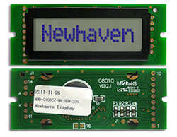 NHD-0108CZ-RN-GBW-33V Display