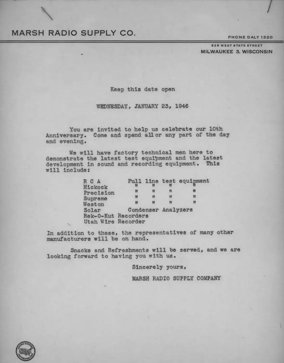 1945: Celebrating 10 Years of Innovation