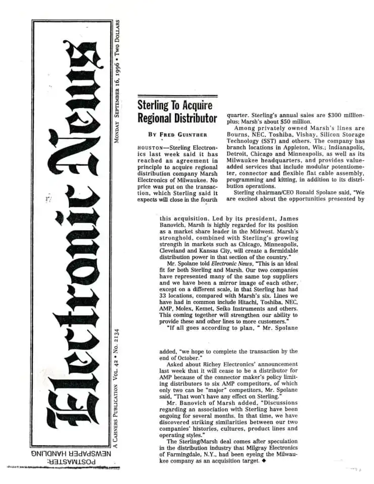 1997: Acquisition by Marshall